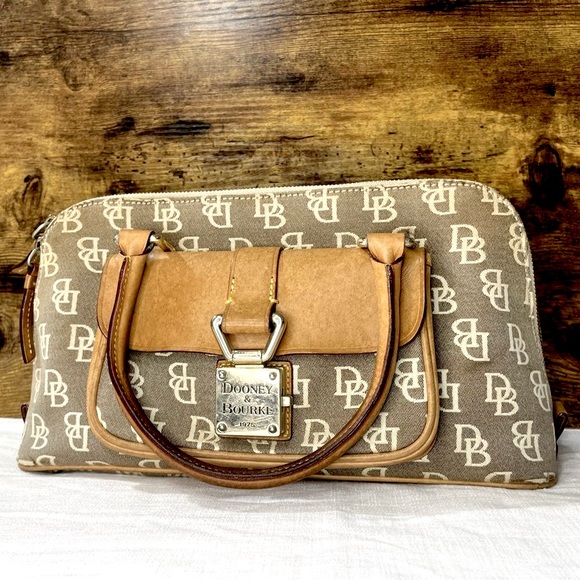 Dooney & Bourke Handbags - Dooney & Bourke Small Domed Pocket Satchel Bag